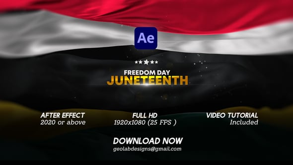 Videohive Juneteenth Freedom Day