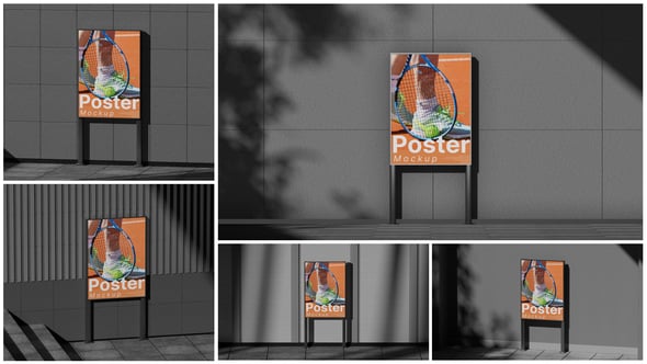 Videohive Street Poster Mockup