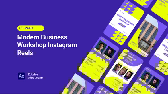 Videohive Modern Business Workshop Instagram Reels