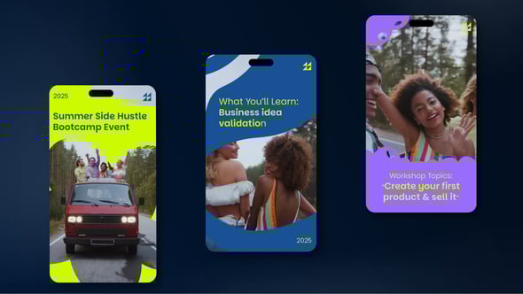 Videohive Summer Workshop Instagram Reels