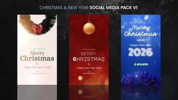 Videohive Christmas & New Year Social Media Pack_V1