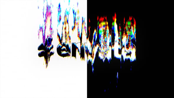 Videohive Glitch Logo 58090038