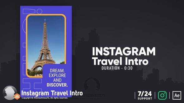 Videohive Instagram Travel Intro
