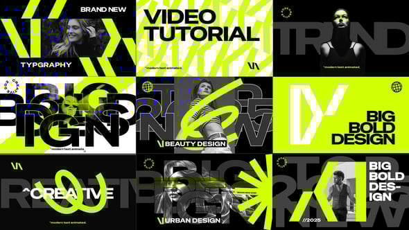 Videohive Kinetic PopType Typography
