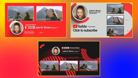 Videohive Youtube End Screen 58225586