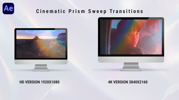 Videohive Cinematic Prism Sweep Transitions