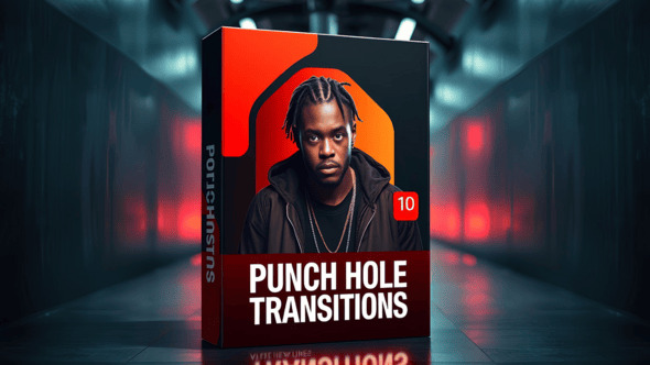 Videohive Punch Hole Transitions 60924521