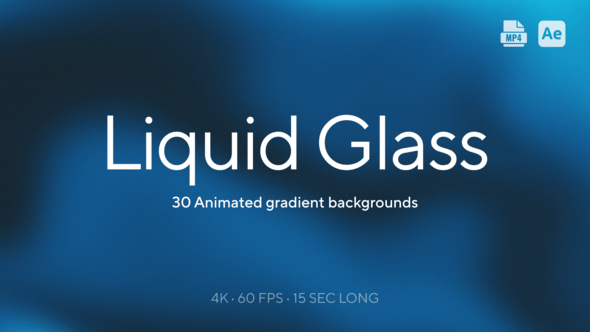 Videohive Liquid Glass Gradient Backgrounds