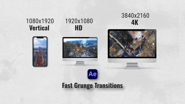 Videohive FAST Grunge Transitions