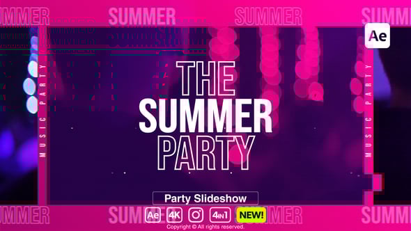 Videohive Party Slideshow 53708921