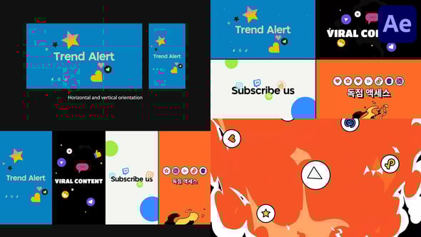 Videohive Social Media Emoji Slides And Stories | After Effects