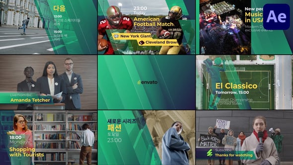 Videohive TV Broadcast Package for After Effects