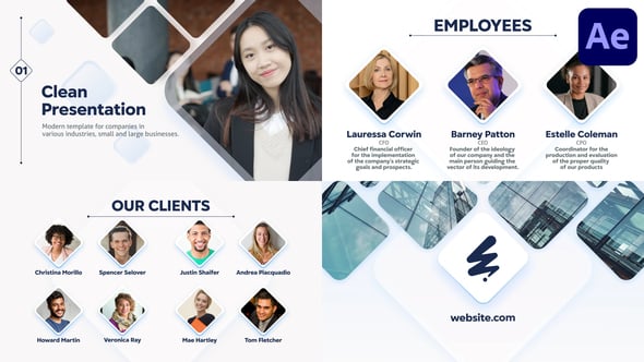 Videohive Corporate Clean Presentation for After Effects