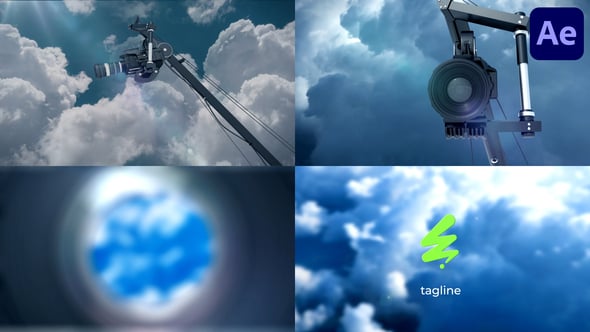 Videohive Crane Camera Lens Intro for After Effects