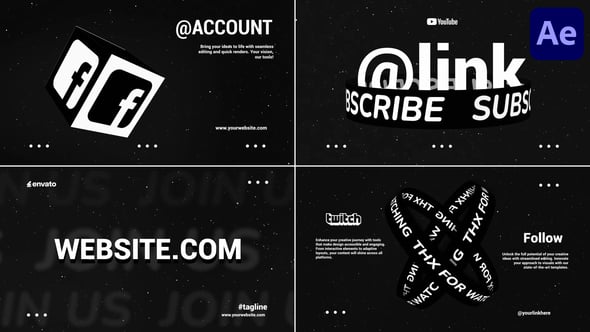 Videohive Kinetic Typography Scenes for After Effects 58002240