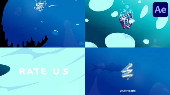 Videohive Sea ​​World Logo for After Effects