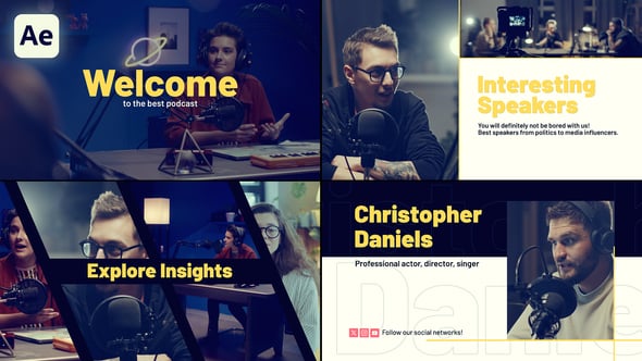 Videohive Intro – Podcast Intro