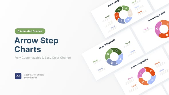 Videohive Step Arrows Charts