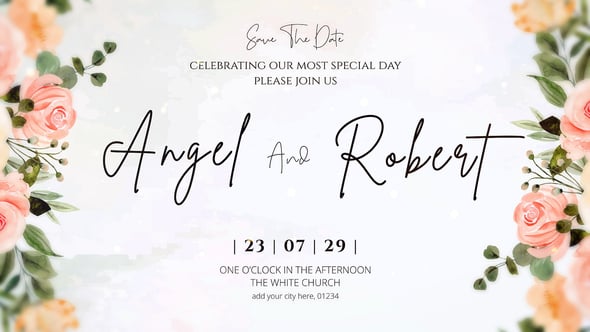 Videohive Wedding Intro 58040978