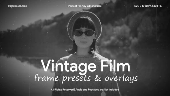 Videohive Vintage Film Frame Overlay FX for After Effects