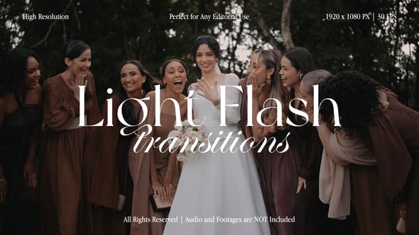 Videohive Light Flash Transitions Pack for After Effects
