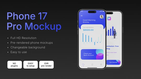 Videohive Phone 17 Pro Mockup