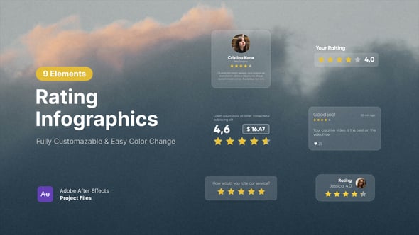 Videohive Rating Infographics