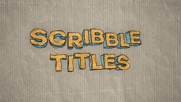 Videohive Scribble Pen Titles