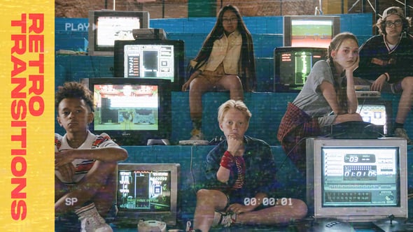 Videohive Retro VHS and CRT Transitions for After Effects