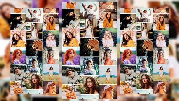 Videohive Mosaic Collage Intro I Mosaic Instagram Reels