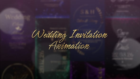 Videohive Wedding Invitation Animation