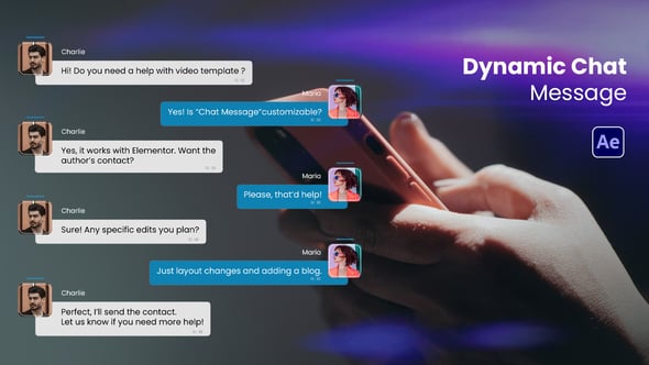 Videohive Text Message Chat 58238206