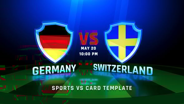 Videohive SPORTS VS CARD OPENER V2