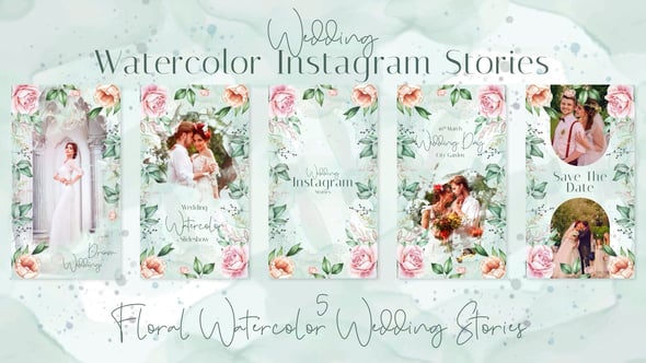 Videohive Wedding Invitation Intro – Instagram Stories, Reels, TikTok, Shorts
