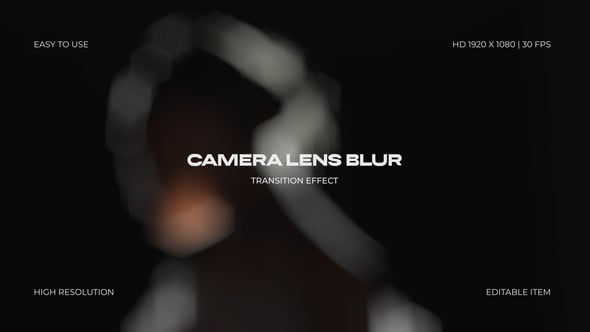 Videohive Camera Lens Blur Transition