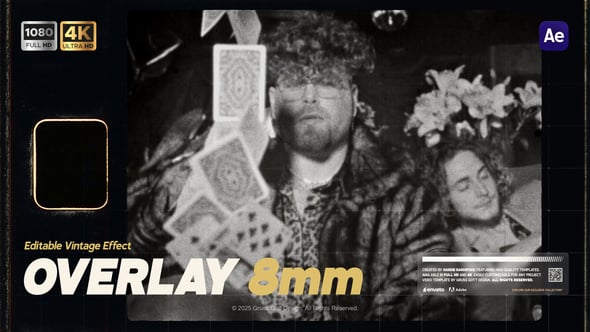 Videohive Vintage 8mm Overlay Effect