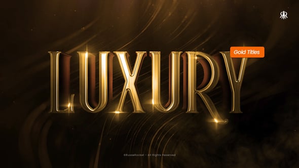 Videohive Luxury Gold Titles 61427249