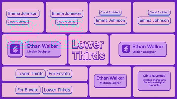 Videohive Lower Thirds 60946830