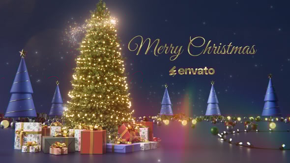 Videohive Christmas Greeting Intro 61219585