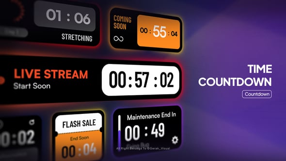 Videohive Time Countdown 61160550