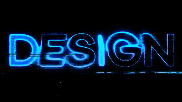 Videohive Grunge Neon Typography