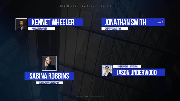 Videohive Minimalist Business Lower Thirds