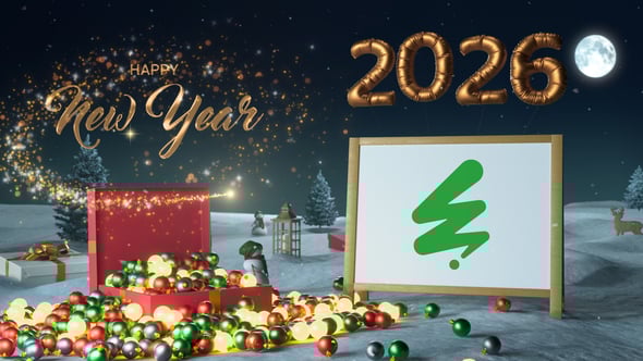 Videohive New Year Logo Reveal 61025337