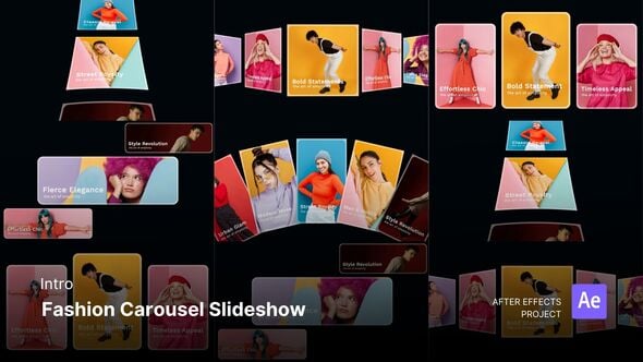 Videohive Logo Reveal – Fashion Carousel Slideshow