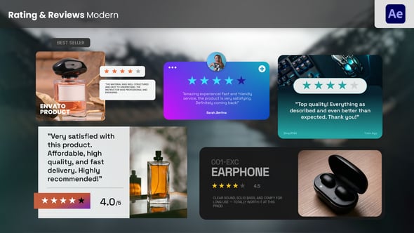 Videohive Review & Rating Graphics