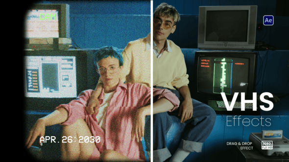 Videohive VHS Overlay Effect