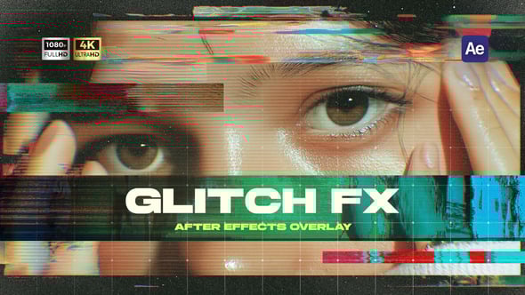 Videohive Glitch Overlay 61284339