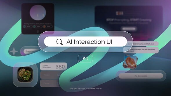 Videohive AI Interaction UI Kit 61273222