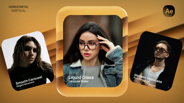 Videohive Liquid Glass Carousel Slider