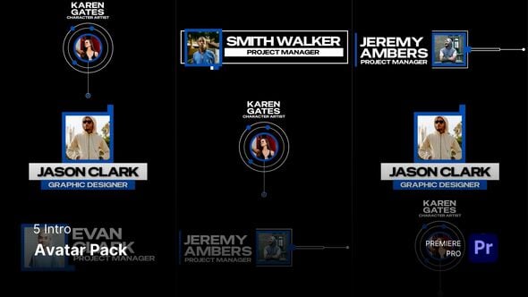 Videohive Intro – Avatar Pack After Effects Template